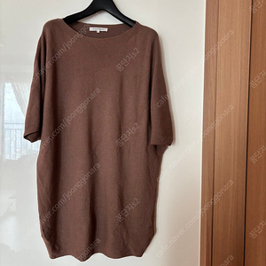 한섬 더캐시미어 이태리 홀가먼트 울100% 니트 스웨터 올드머니룩