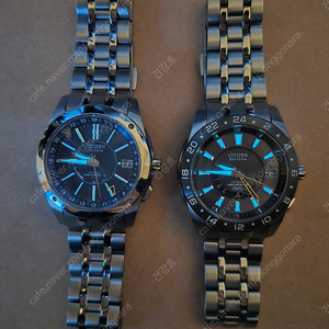 급처 시티즌 아테사 gmt 약39mm 라디오 컨트롤 에코드라이브 시계
