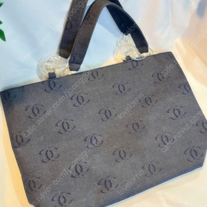 빈티지샤넬 데님로고 숄더백