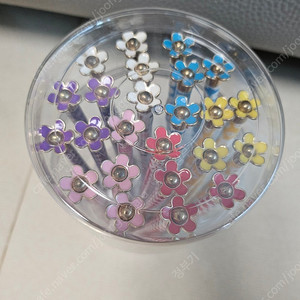 데이지꽃 연필 예쁜연필