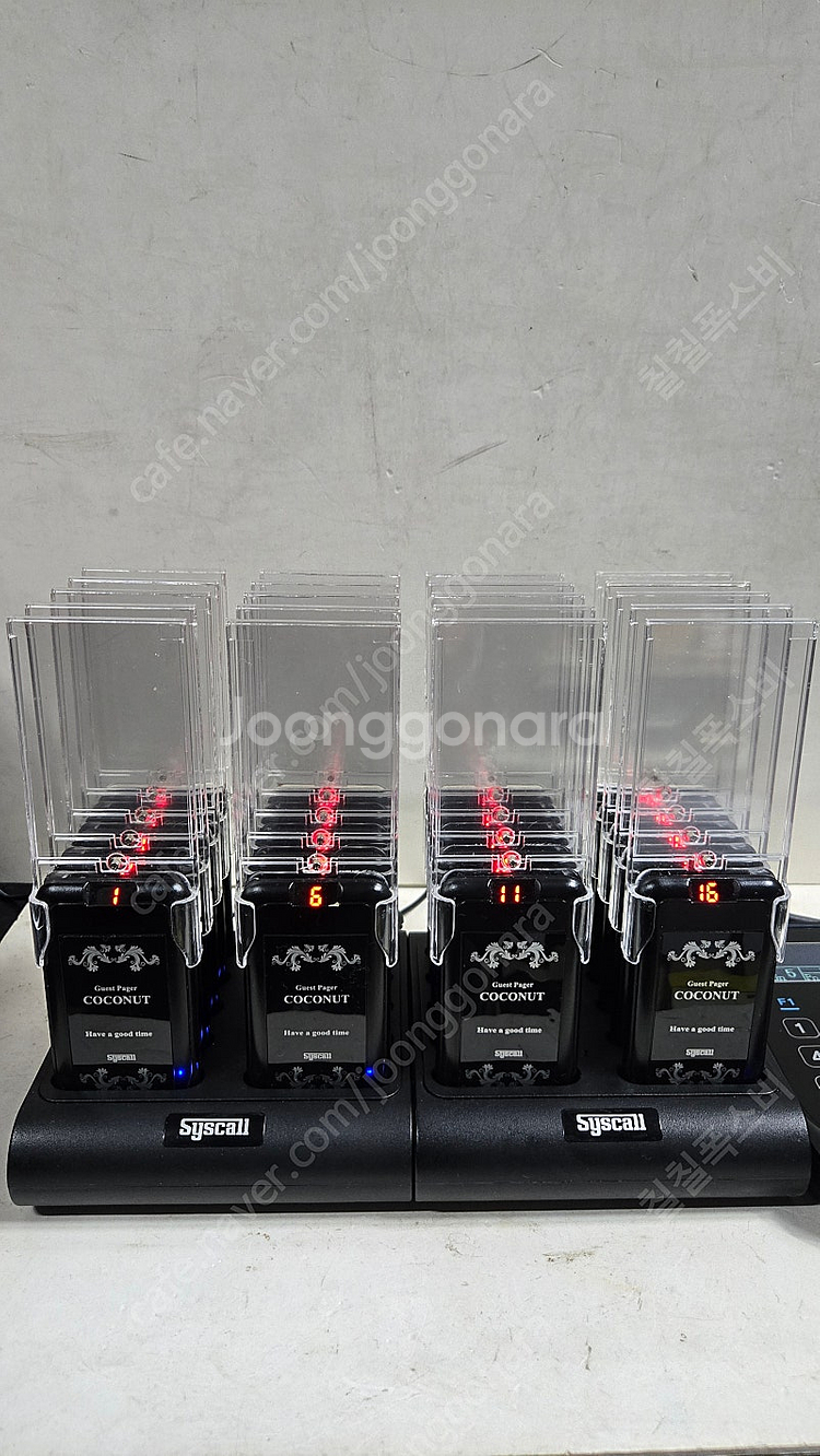 씨스콜 진동벨 GP-200R 20개 세트 팝니다--0