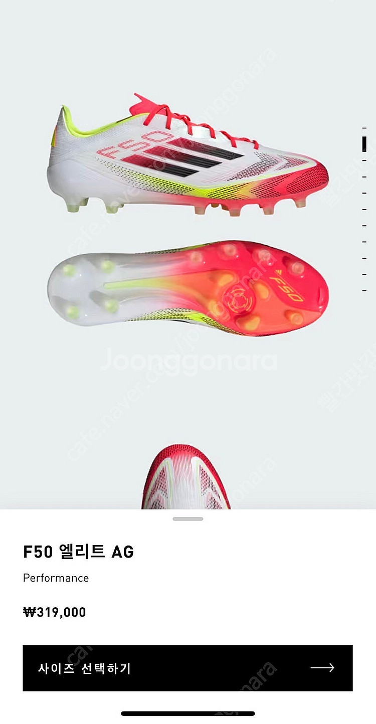 아디다스 축구화 F50엘리트 AG 270--3