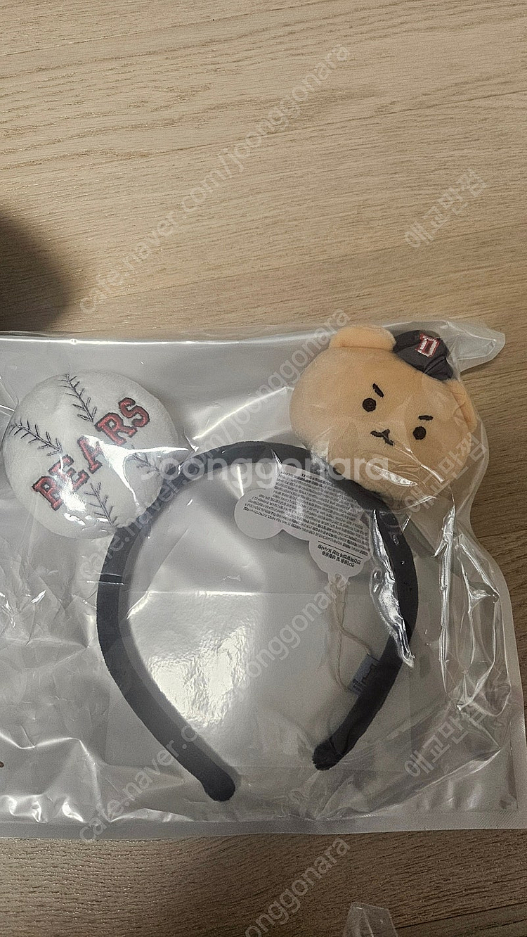 두산베어스 망곰이 머리띠--0