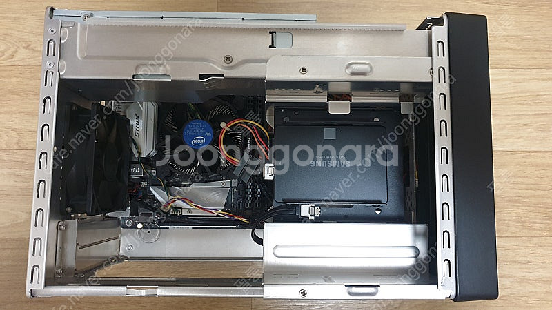 [무료배송] 셔틀 베어본 알루미늄 케이스, ITX메인보드, CPU, RAM, SSD,파워, IMON 리모트 구성 팝...--2