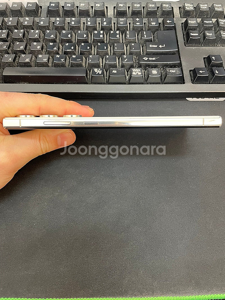 갤럭시S23울트라 크림 256GB 무잔상 상태좋은 중고...--4