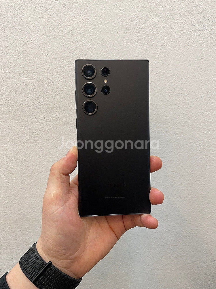 갤럭시S23울트라 블랙 512GB 무잔상 상태좋은 중고...--1
