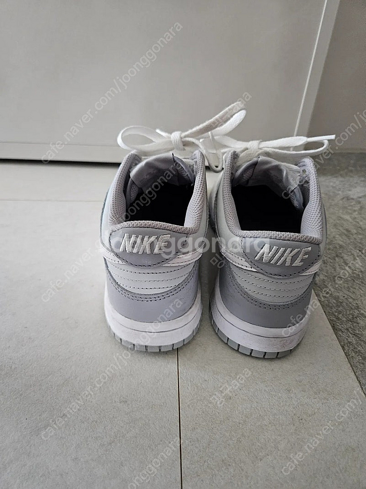 나이키 덩크 로우 GS 울프 그레이 230 택포--1