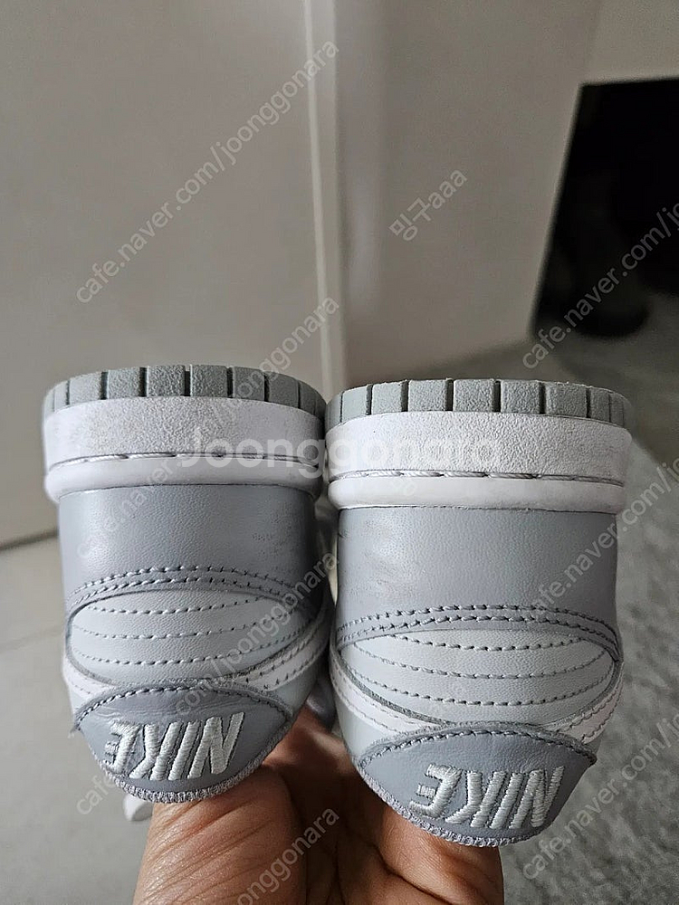 나이키 덩크 로우 GS 울프 그레이 230 택포--2