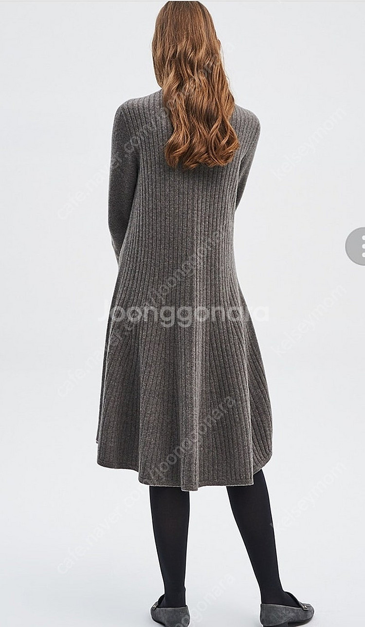 마인 플레어 니트 원피스--2