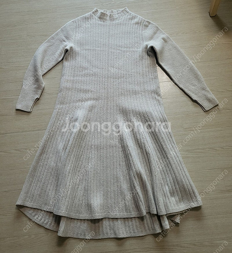 마인 플레어 니트 원피스--8