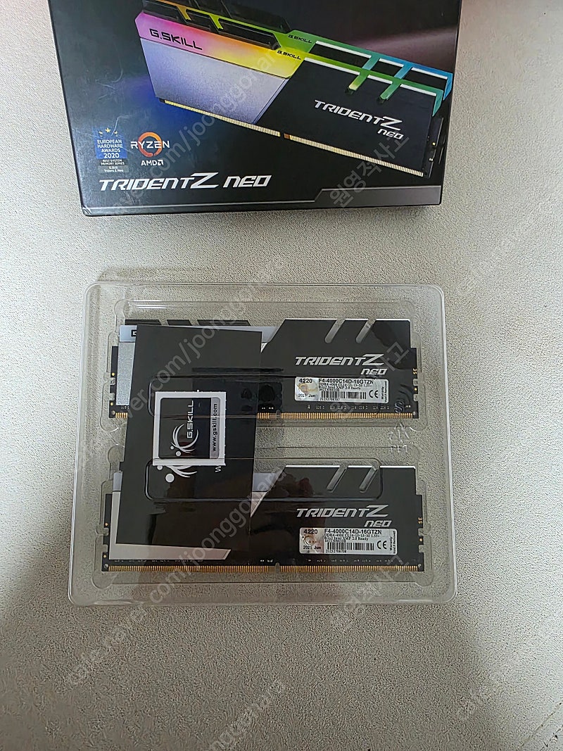 g.skill tridentz neo 4000 cl14-15-15-35 1.55v 8*2[16GB] 판매