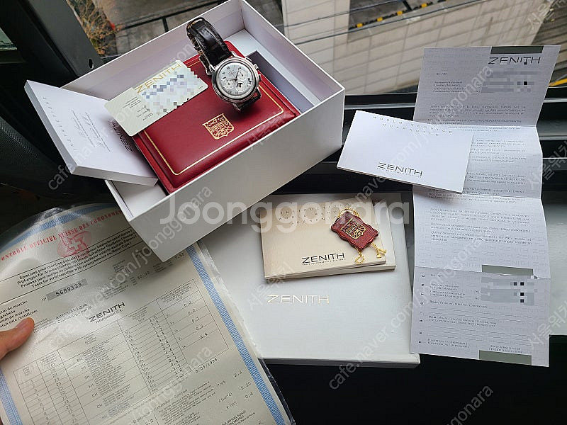 [정품] 제니스 엘프리메로 컴플리트 캘린더 트리플캘린더...--4