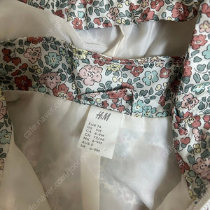 H&M 베이비 여아 아기 봄잠바 바람막이 6-9m 사이즈