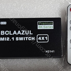 8K HDMI 2.1 4X1 선택기(리모컨)