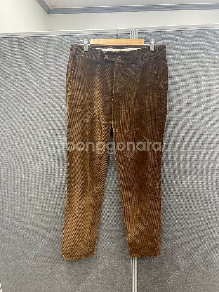 버나드장 윌리엄핏 코듀로이 팬츠 브라운(30사이즈) 판...--0