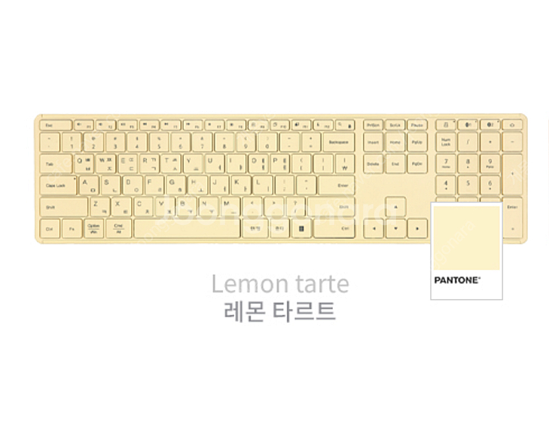 라이프썸 슬림 블루투스 키보드 레몬타르트 (LFS-HA...--0
