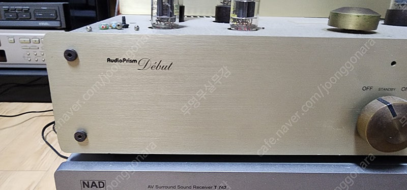 AudioPrism debut (오디오프리즘 데뷰) 진공관 앰프 by 마크 레빈슨 이미지