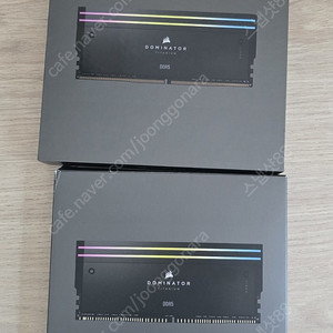 ddr5 커세어 도미네이터 티타늄 6400 cl32 16x2gb a다이 + 더미램, 풀뱅세트