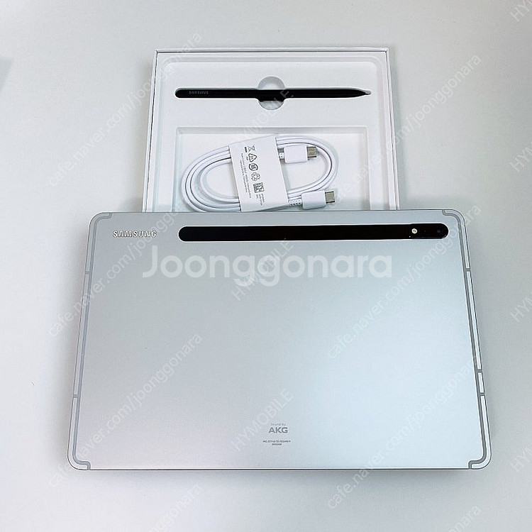 S급 풀박스 갤럭시탭S8 5G 실버 128기가 자급제 ...--1