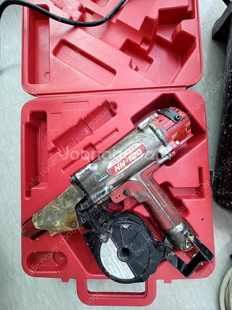 맥스 고압콤프레샤1250EII + 고압타카 HN-120...--4