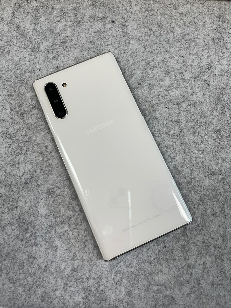 갤럭시 노트10 5G 화이트 256G 외관 SSS급 미...--0