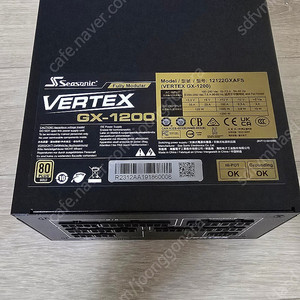시소닉 VERTEX GX-1200 GOLD 풀모듈러 ATX3.0