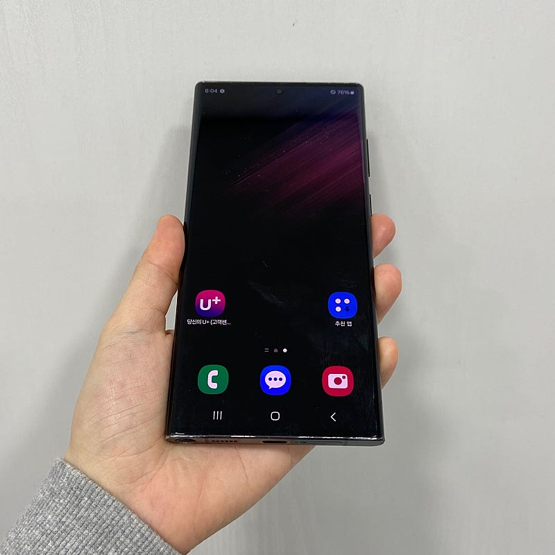 71732 갤럭시S22울트라 512GB 블랙 부산 중고...--0