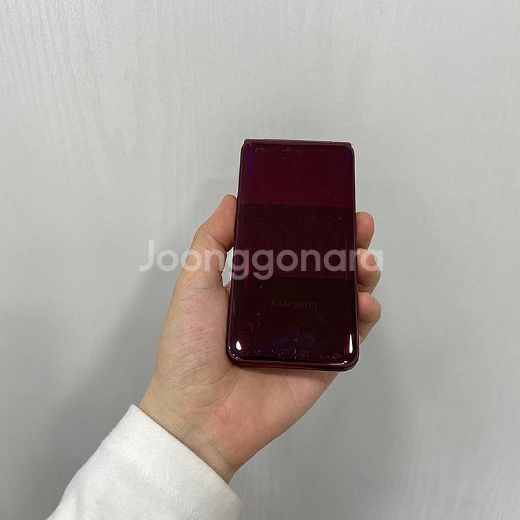 82153 갤럭시폴더2 스마트폰 레드 공기계 팝니다 5...--2