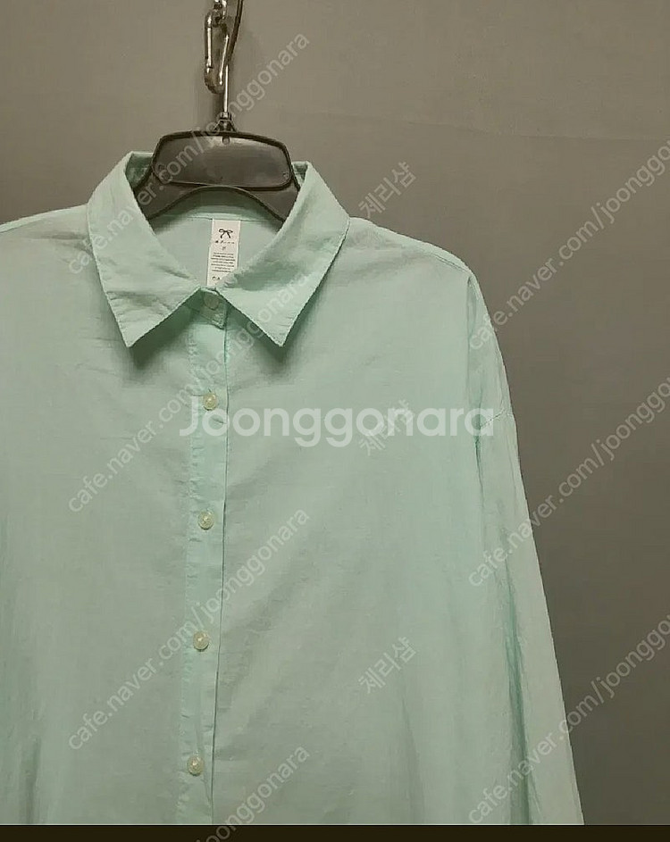 하늘하늘한 파스텔 남방 프리사이즈 55-66가능--0