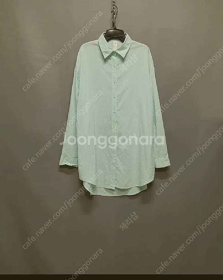 하늘하늘한 파스텔 남방 프리사이즈 55-66가능--2