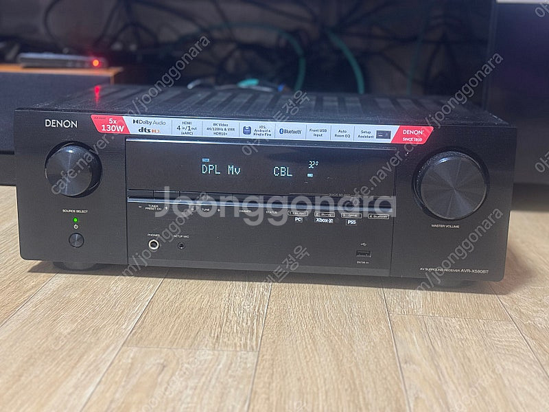 데논 X580BT 8K입력지원 리시버 판매합니다.--2
