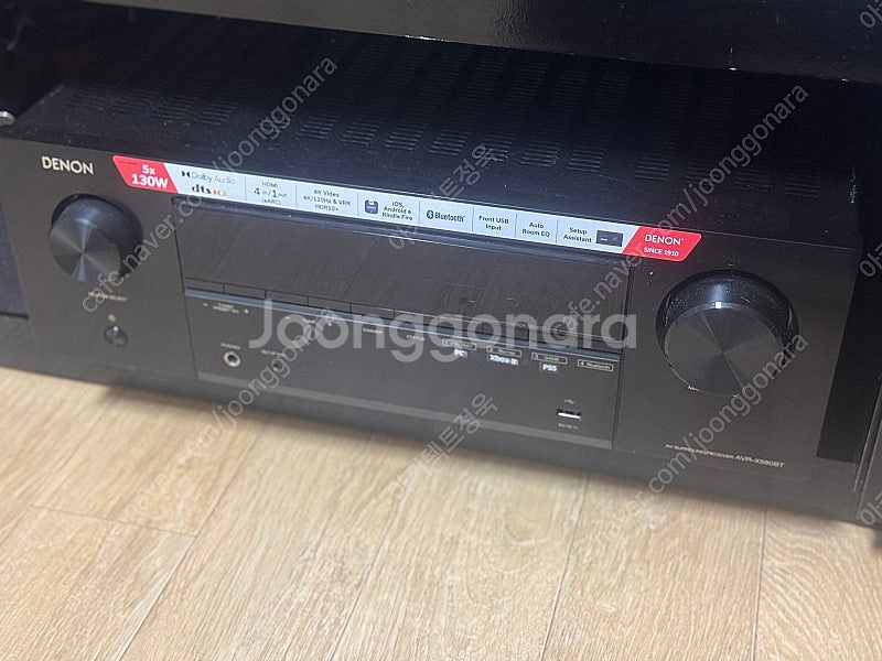 데논 X580BT 8K입력지원 리시버 판매합니다.--3