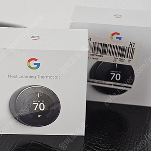 구글 스마트 온도조절기 3세대 블랙 Thermostat
