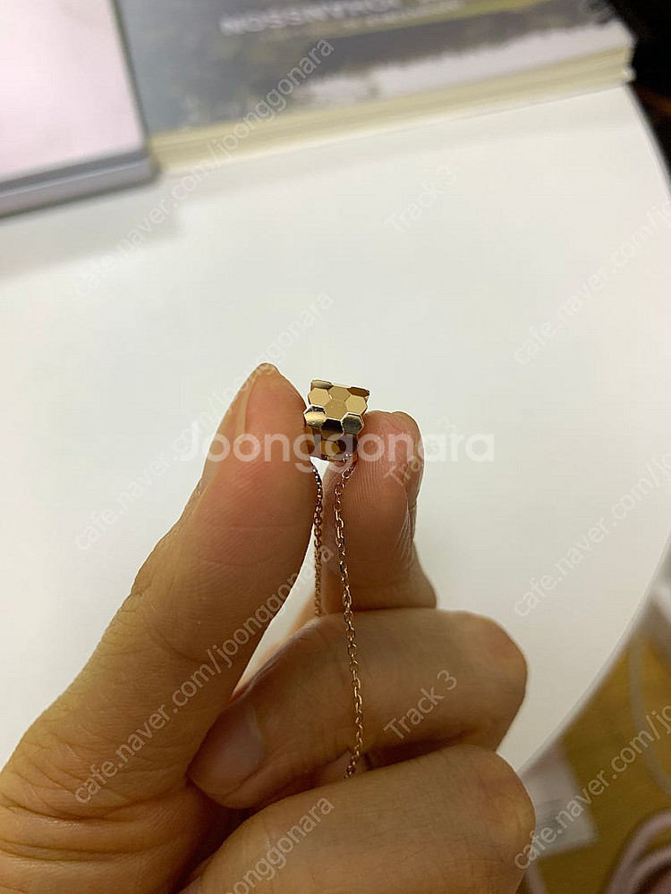 쇼메 비마이러브 비드쇼메 목걸이(스몰 로즈골드)+14k...--5