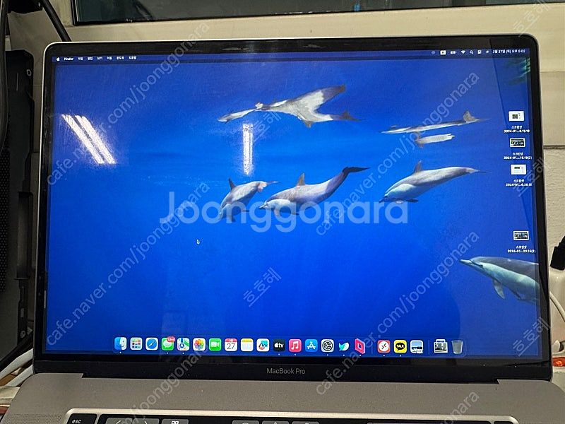 맥북프로 2019년식 a2141 16인치 i7 16GB...--2