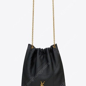주말에눌-입생로랑 YSL 파우치 숄더백 제이미 4.3 포숑 램스킨 블랙