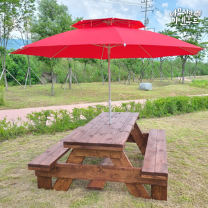 [판매] 국내에서 가장 튼튼한 야외테이블 야외테이블세트 국내생산 전문제작