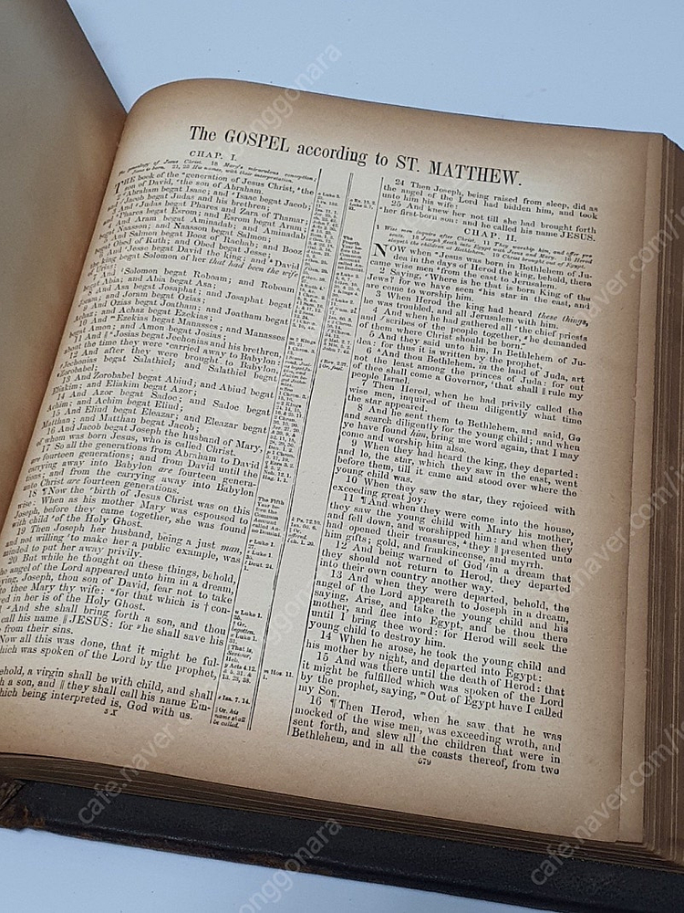 [기독교 고서]1800년대 KJV Complete Bible 성경책(상태좋음) 팝니다 이미지