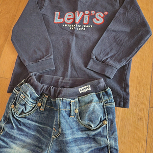 리바이스키즈 유아동 청바지 & 리바이스 티 110