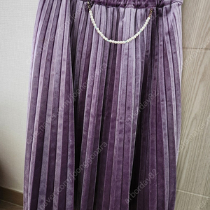 빈(been) 벨벳 치마(스커트) 145사이즈 택포