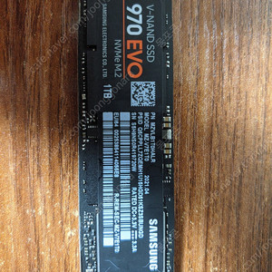 삼성 970EVO 1TB팝니다.