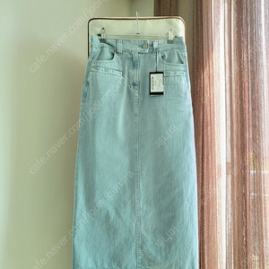 시스템 롱 데님 스커트(한섬 더캐시미어 타임 랑방 마인 sjsj)