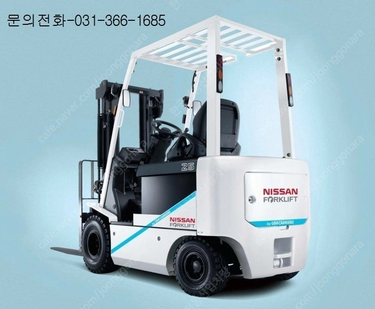 니찌유 전동지게차 1.5톤 3단4500MM 싸이드쉬프트 장착 2019년식 FBR15-80 입식지게차[신차수준]전기식 이미지