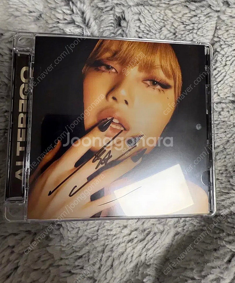 블랙핑크 리사 Lisa alterego cd 친필싸인반...--0