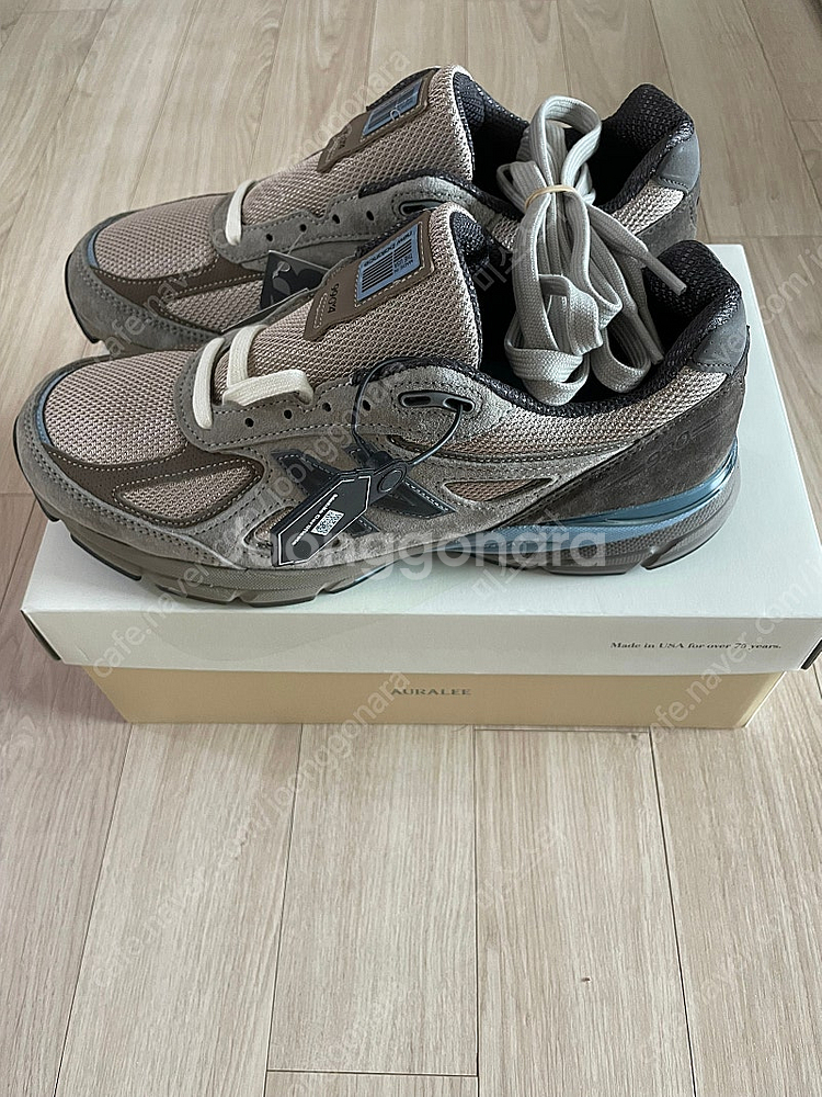 뉴발란스x오라리 런던포그990v4 280--2