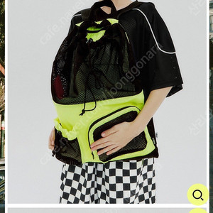 히로 썸머 메쉬 백팩 네온 블랙