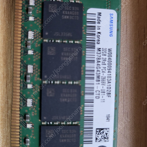 데스크탑용 메모리 3200AA 32GB 4개 + 2666V 2개