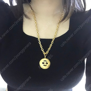 샤넬빈티지목걸이 급처분 24K 금도금 정품감정서 명품목걸이 직접배달