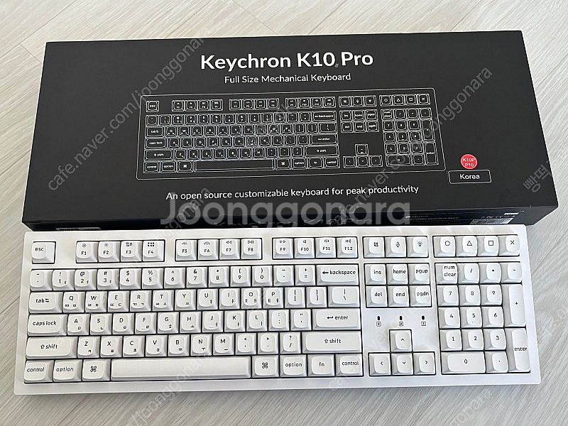 키크론 k10 pro 저소음 화이트축 1495g--0