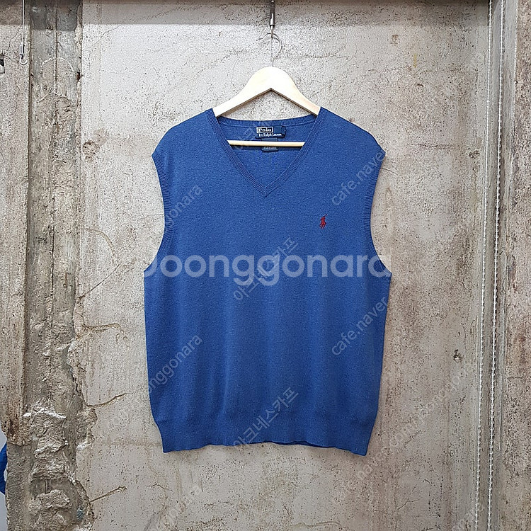 폴로 랄프로렌 브이넥 니트 베스트 XL--0